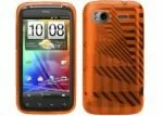 Gelli case Check HTC Sensation - Orange