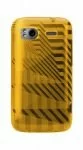 Gelli case Check HTC Sensation - Yellow